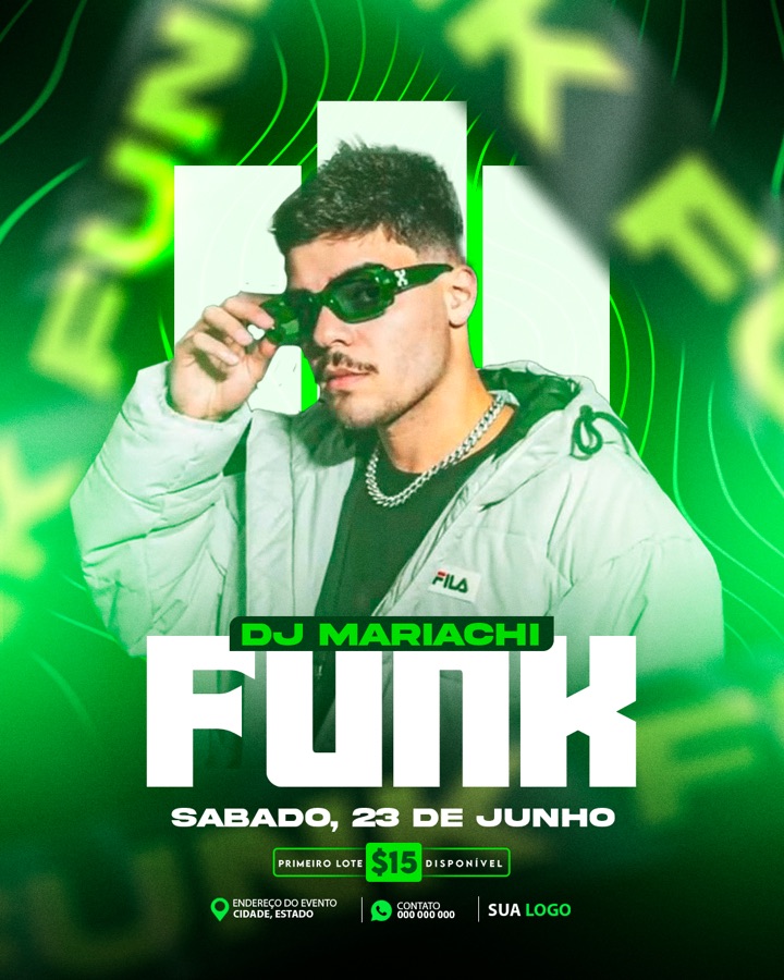 Arte pronta pra evento