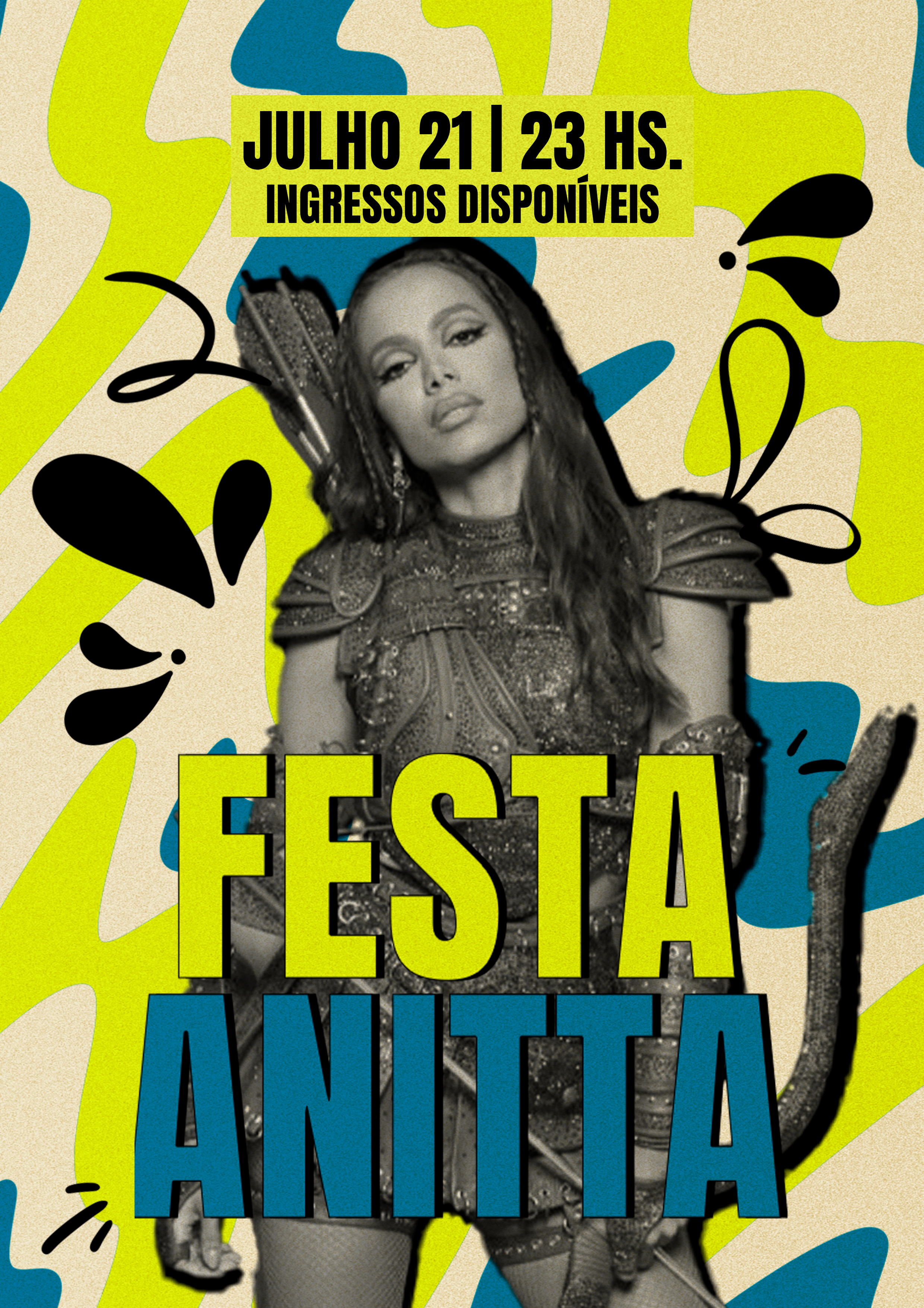 Arte pronta pra evento