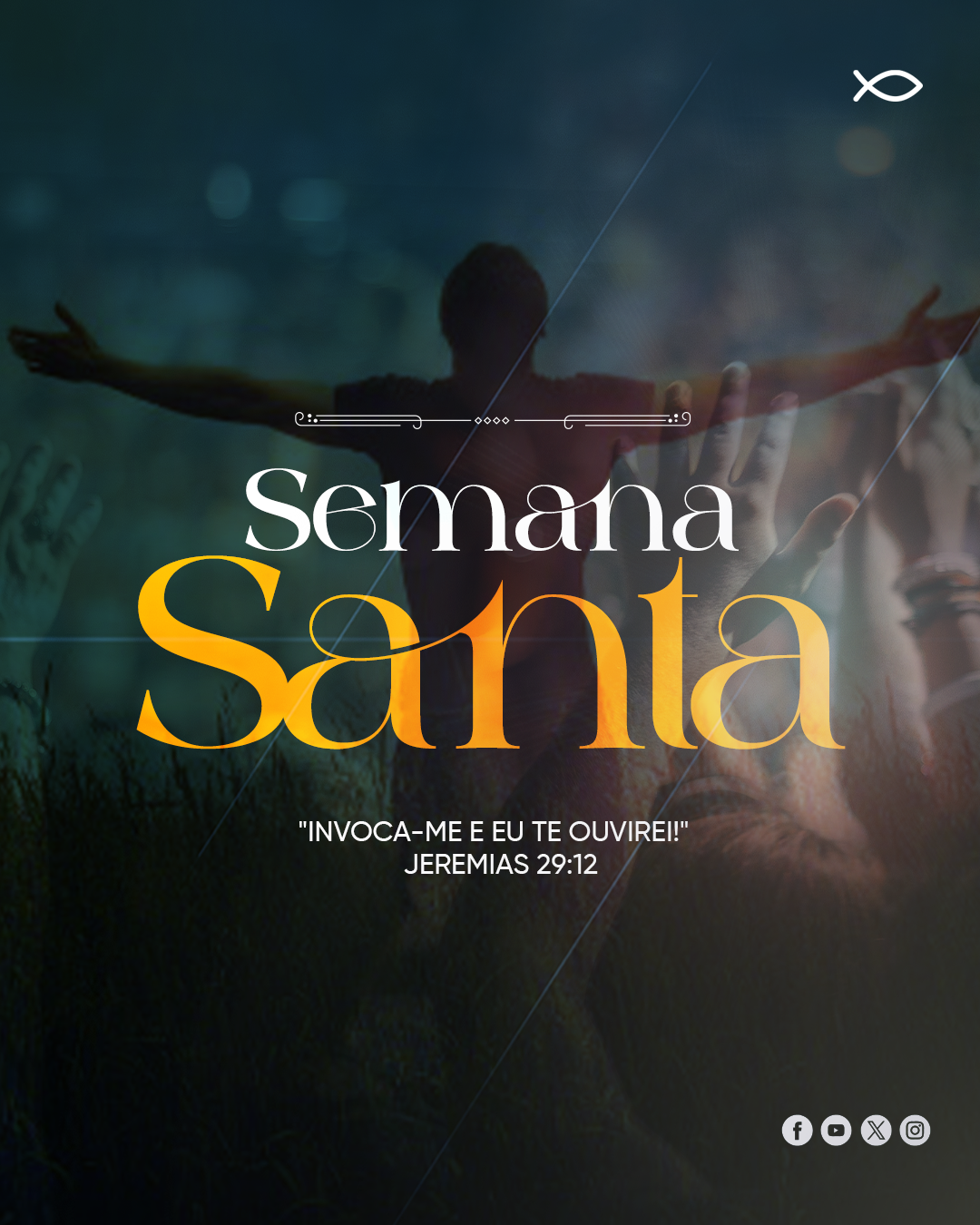Arte pronta pra Semana Santa