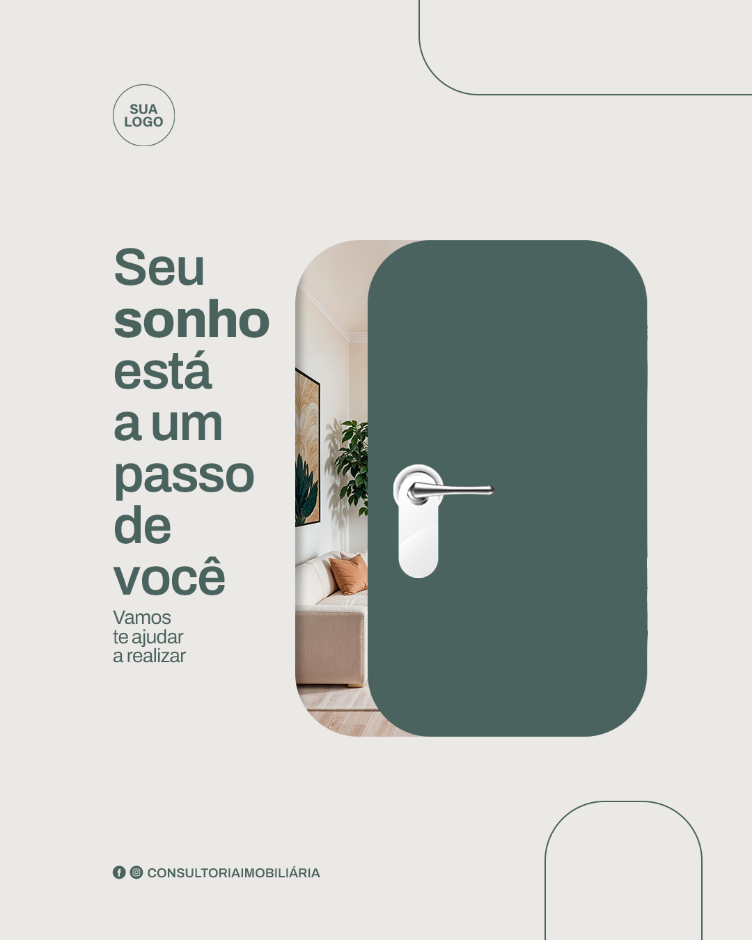 Arte pronta pra imobiliária